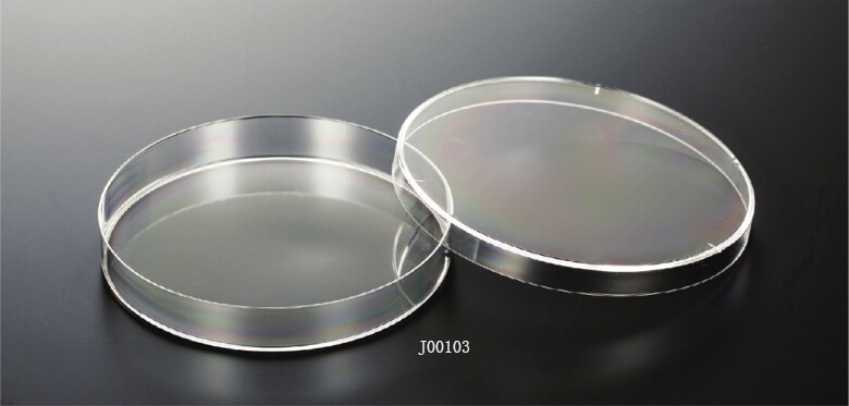 上海百千生物j00103细菌培养皿90mm分格培养皿一次性细菌培养皿二分格