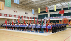 河南省第十四届运动会学生组舞龙舞狮比赛举办