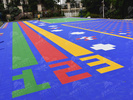 唯美康懸浮運動地板幼兒園籃球場室外體育防滑耐磨拼裝式地板
