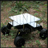 供应四驱机器人小车 教育机器人组件 悬挂式智能车底盘