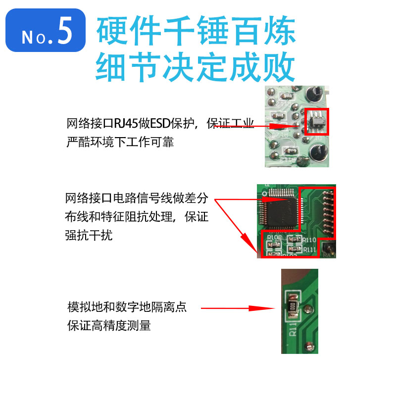 以太网TCP/UDP/modbus模拟量数据采集模块差分输入电压电流4-20mA