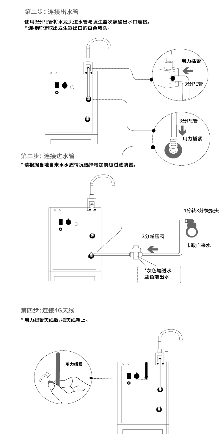 必多隆微酸性次氯酸水发生器BDL300灭菌消毒除臭除异味