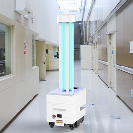 锐曼UVC紫外线消毒机器人学校医院车站智能杀菌消毒无抗药性无二次污染180W大功率6米照射距离