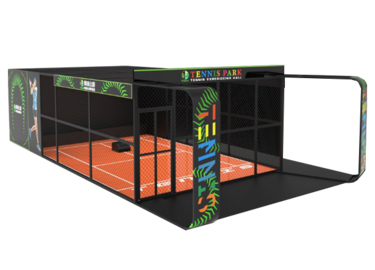 智龙体育室内模拟网球自动收发球趣味网球游戏网球