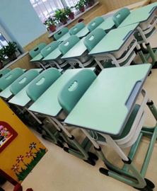 博仁办公家具厂低价出售学生培训课桌椅配套各种校园教学家具定制办公室办公桌椅老师办公桌