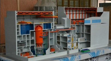 核电站工作流程动态演示模型