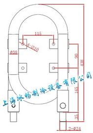 上海冰畅套管式水冷凝器