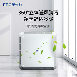 EBC英宝纯教室消毒空调丨冷暖空调+空气消毒+长效除醛+实时检测++消除异味，一机智控教室空气环境