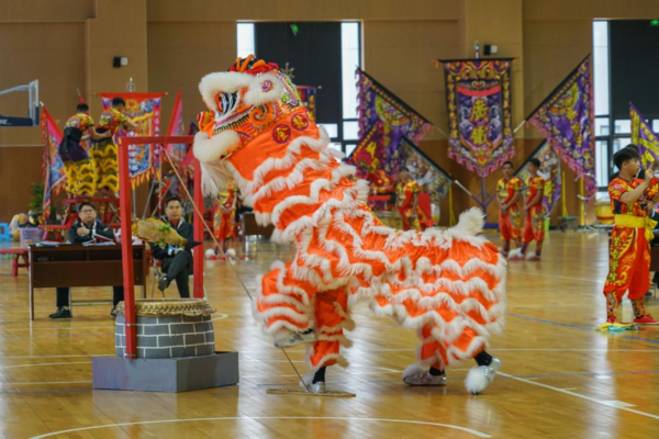 龙狮争霸！广东省大学生舞龙舞狮锦标赛在珠海举行