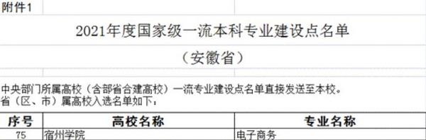 宿州學院電子商務專業獲批為國家級一流本科建設專業