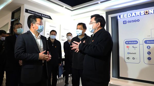 福建省委常委、廈門市委書記胡昌升一行領導蒞臨調研，立達信獲“三連贊”！