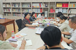 湖北美术学院党委书记鲍清芬检查督导马克思主义学院新学期开学准备工作