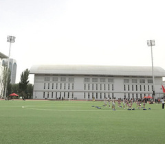 内蒙古包头师范学院升级体育场照明系统