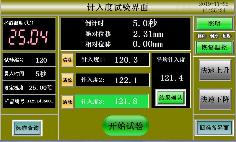 TC-T0604F智能型针入度试验仪