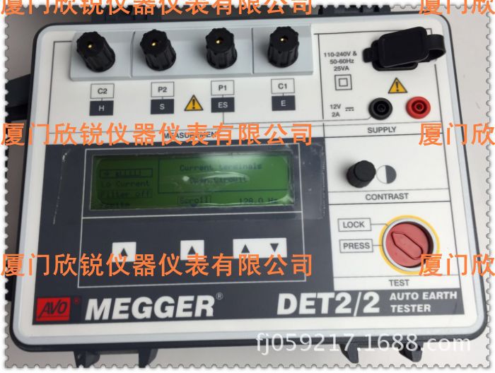 美国MEGGER 接地电阻测试仪DET2/2 电阻表