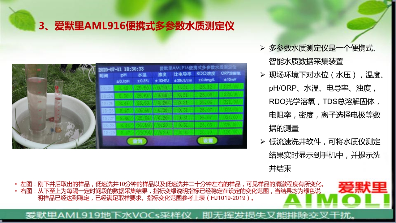 愛默里AML919型地下水vocs采樣儀生產廠家