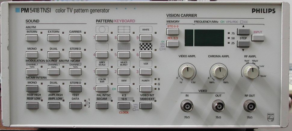 PM5418,彩色電視信號源,電視信號發生器,